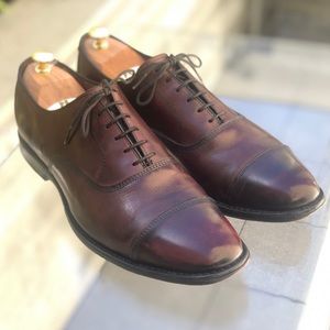 SOLD - Allen Edmonds Oxblood Park Avenue Cap Toe 10.5D